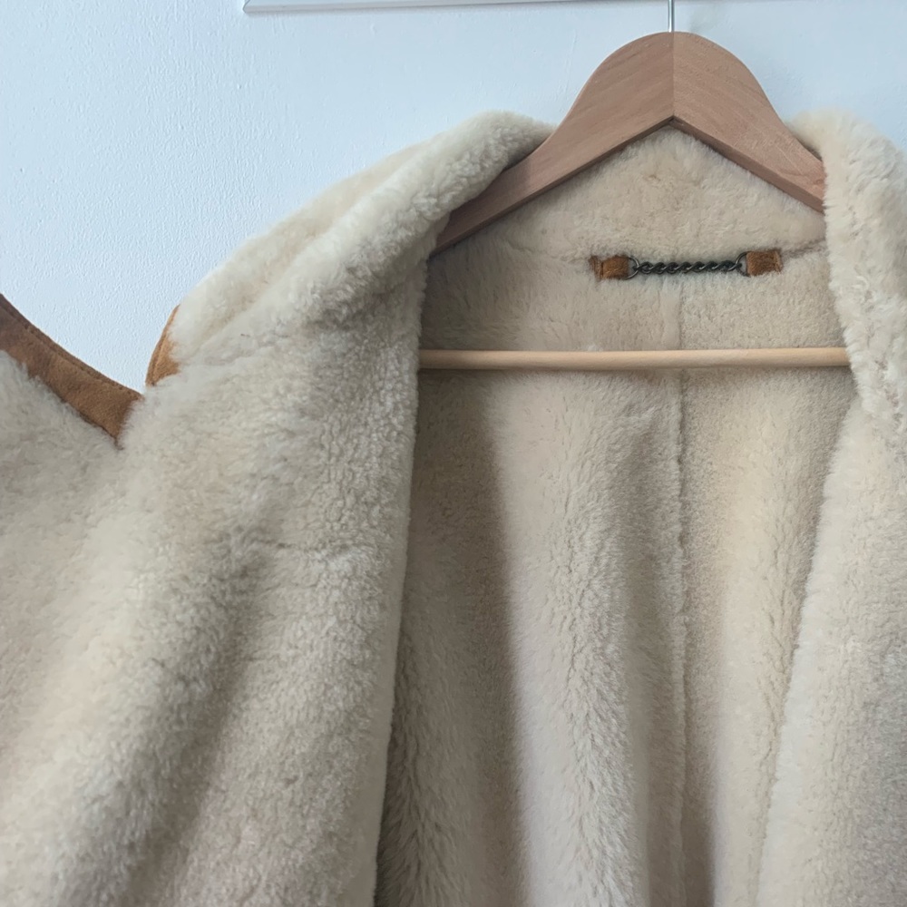 RARE Vintage Ralph Lauren Shearling Coat - Picture 11 of 15